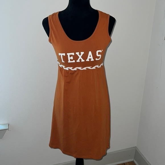 Klutch Dresses & Skirts - Klutch University of Texas burned orange cotton spandex sleeveless dress Sz S